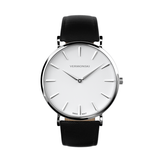 Black Leather Watch - Men's Watch | VERMONSKI