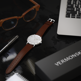 White Dial Watch | Stainless Steel Watch | VERMONSKI