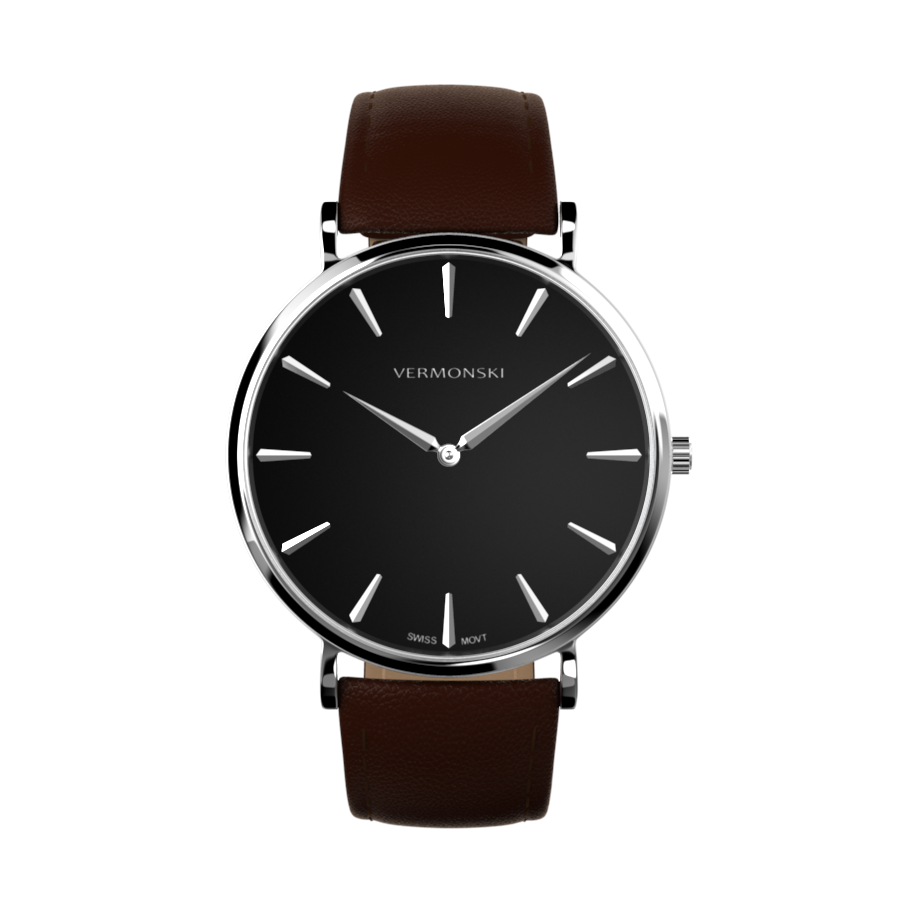 Brown Watch For Men - Brown Leather Watch | VERMONSKI